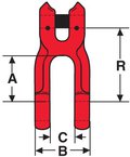 Crosby KUPLEX KDN Narrow Jaw Shackle