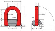 Crosby KUPLEX KWLR Weldable Lifting Ring